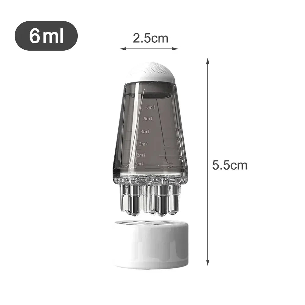 Botella aplicadora de aceite para el cabello, ,masajeador.