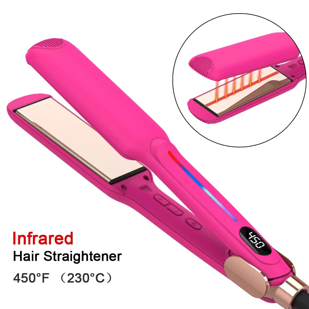 Plancha de Cabello Infrarroja con Placas de Titanio